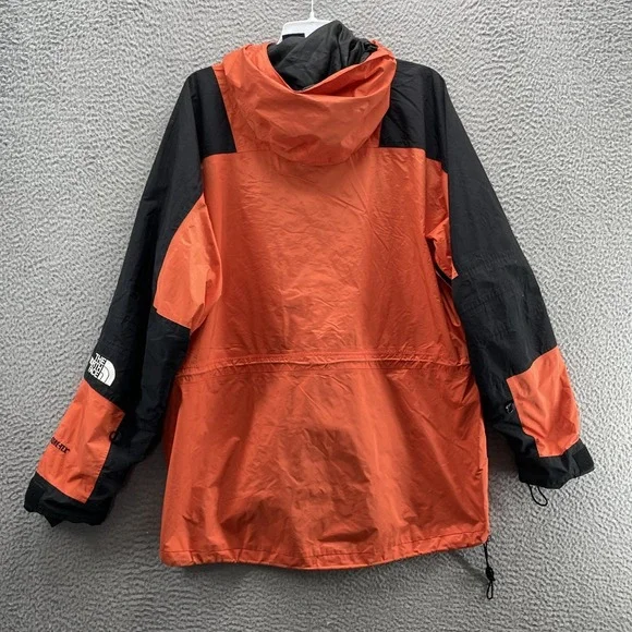 Vintage North Face Gore-Tex Mountain Light Jacket Men XL Orange